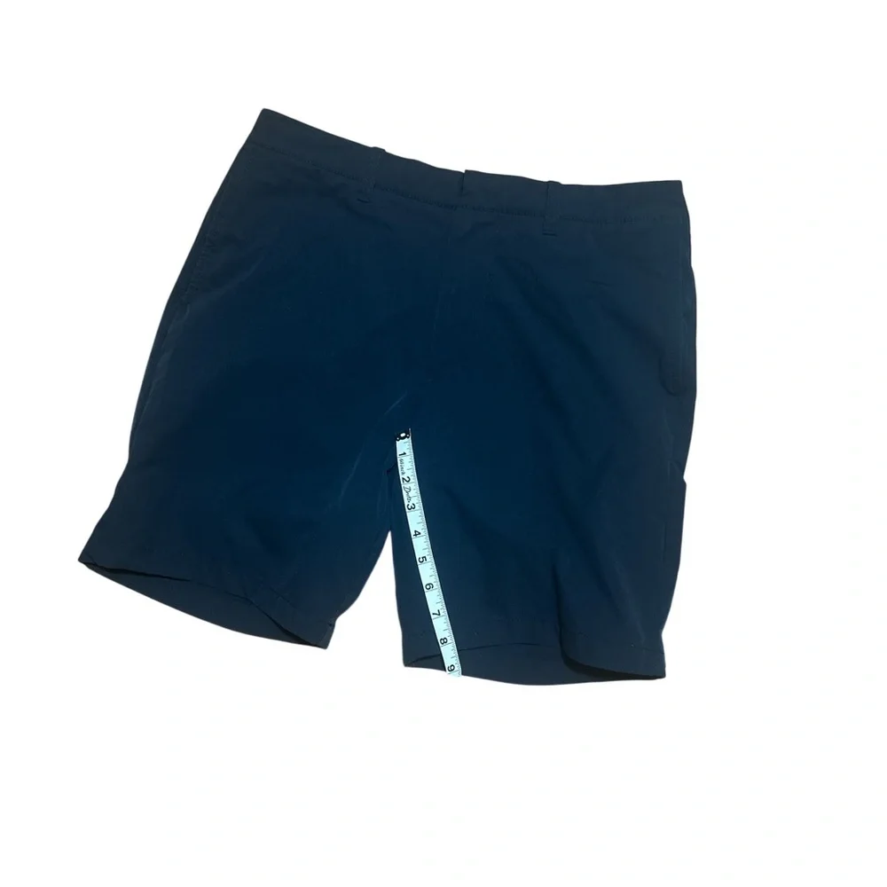 J.Crew Performance Navy Shorts 32 9” Inseam Stretch Lightweight Casual